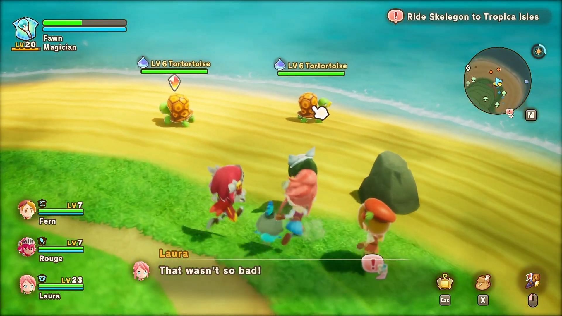 Take down the Tortortoise (Image via LEVEL5 Inc // Youtuber@/FawnTasy Life)